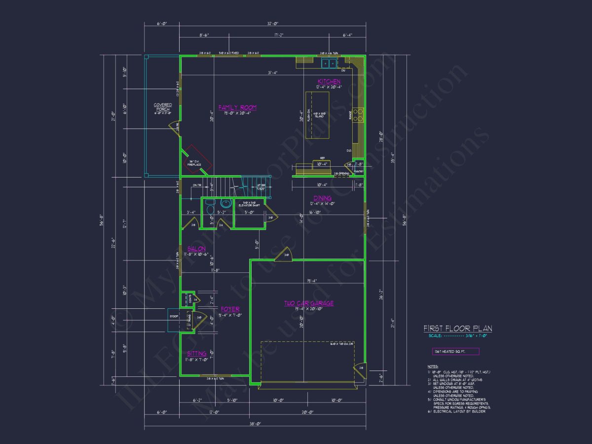Elegant house Design with Floor Plans, Blueprints & CAD Architecture