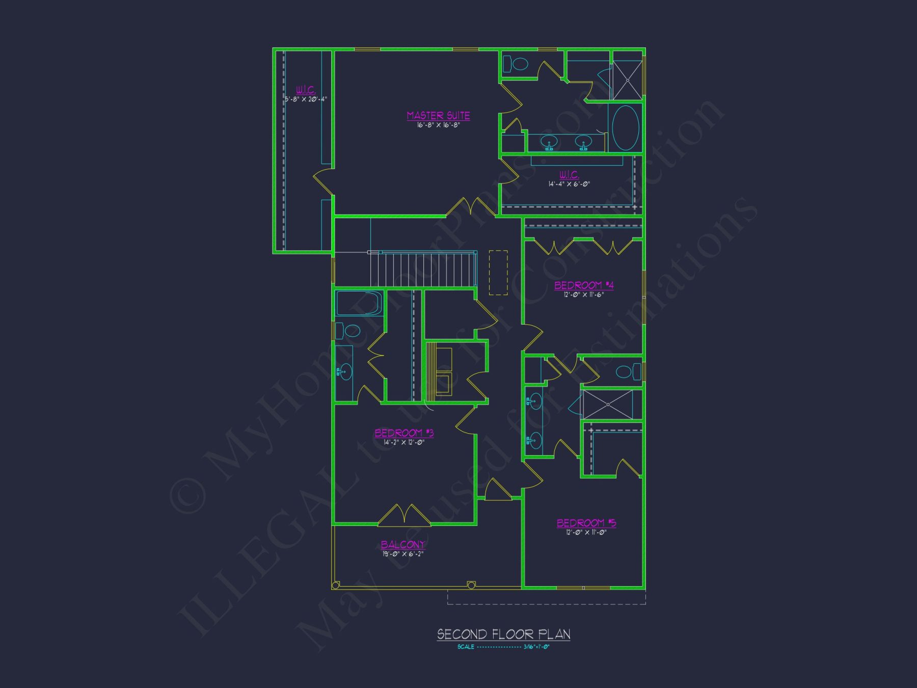 Elegant house Design with Floor Plans, Blueprints & CAD Architecture