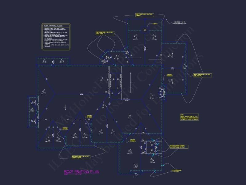 Elegant house Floor Plan: Architectural Designs with CAD Blueprint