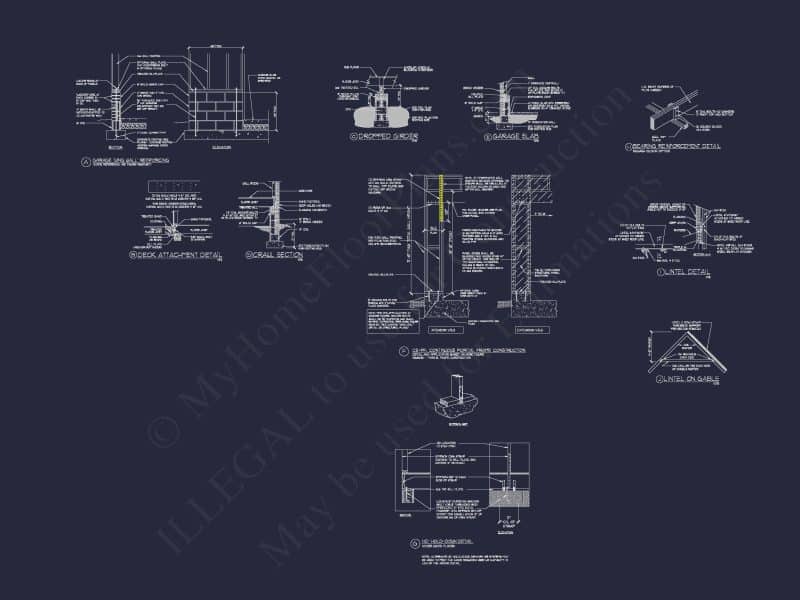 Elegant house Floor Plan: Architectural Designs with CAD Blueprint
