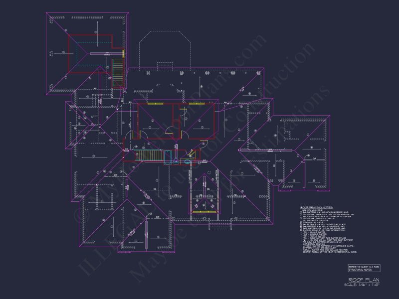 Elegant house Floor Plan: Blueprint Designs with CAD Architecture