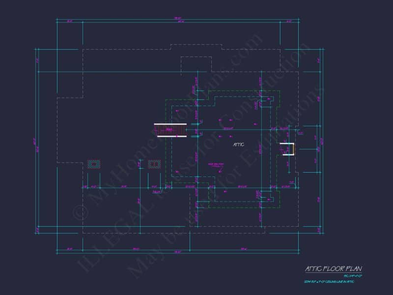 Elegant house Floor Plan Blueprint with French Country Designs