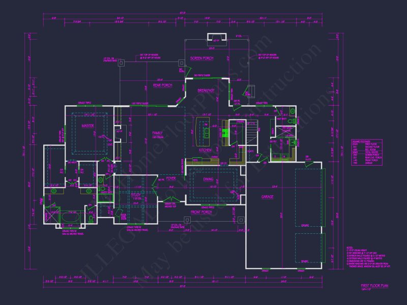 Elegant house Floor Plan: CAD Blueprint with Modern Designs