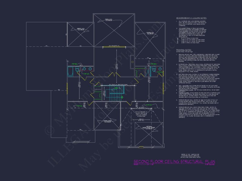 Elegant house Floor Plan Designs with Blueprint & CAD Details