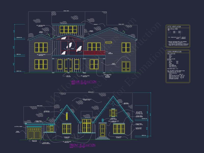 Elegant house Floor Plan Designs with Blueprint & CAD Details