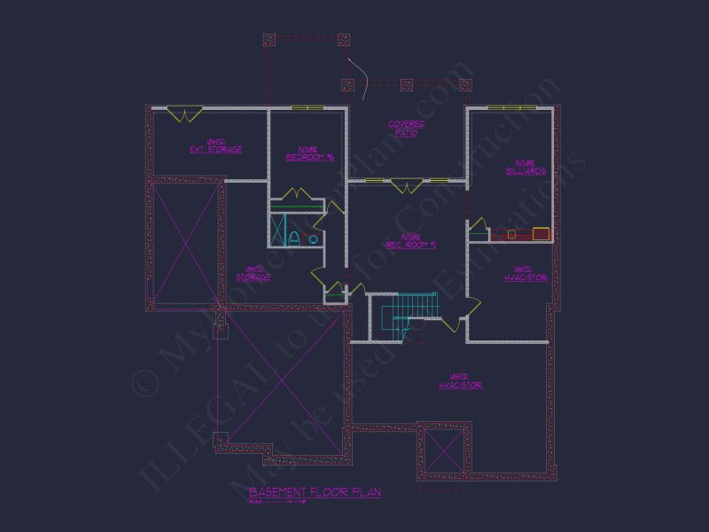 Elegant house Floor Plan Designs with Blueprint & CAD Details