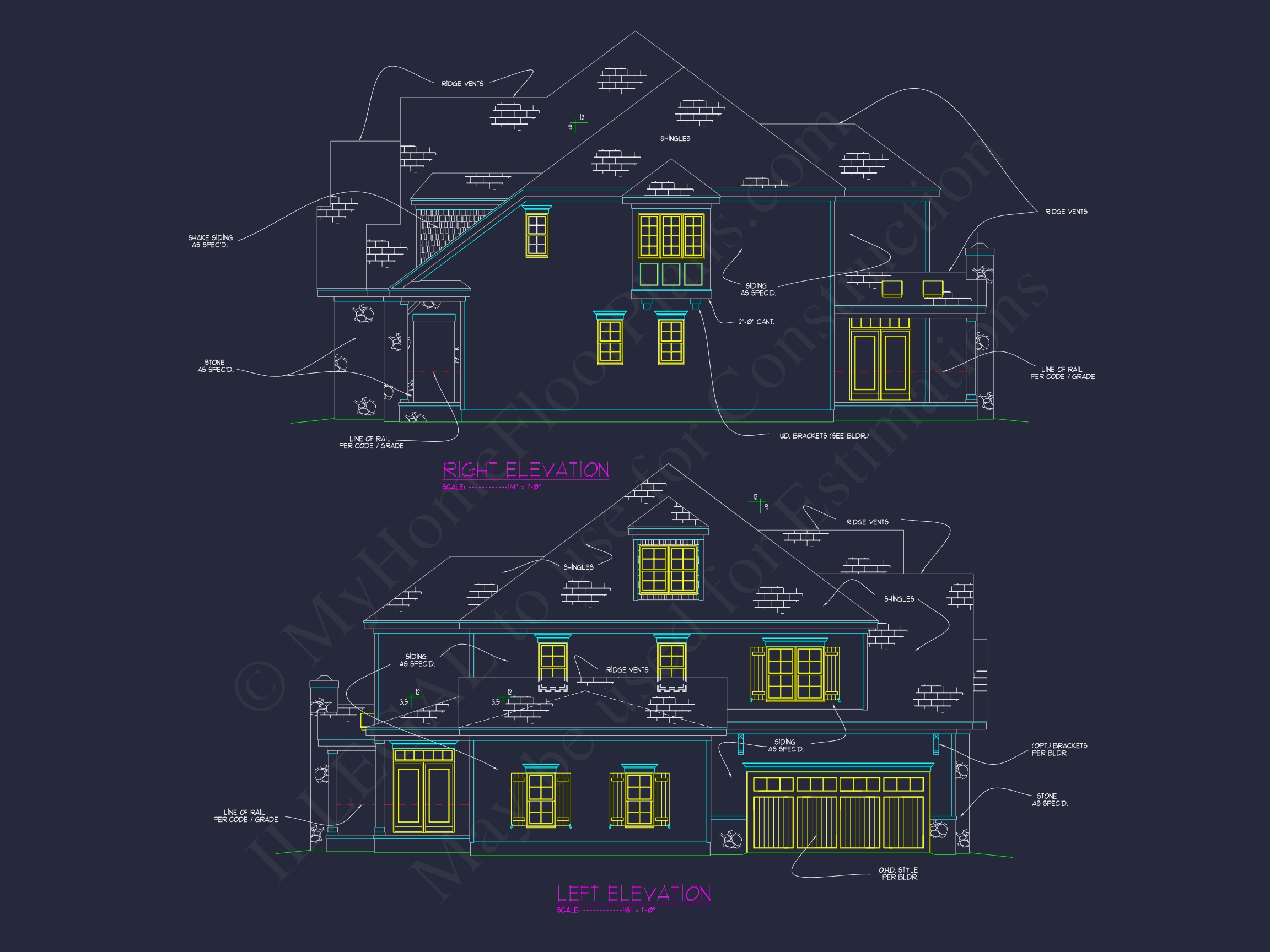 Elegant Home Floor Plan Featuring 3D CAD Architecture Designs