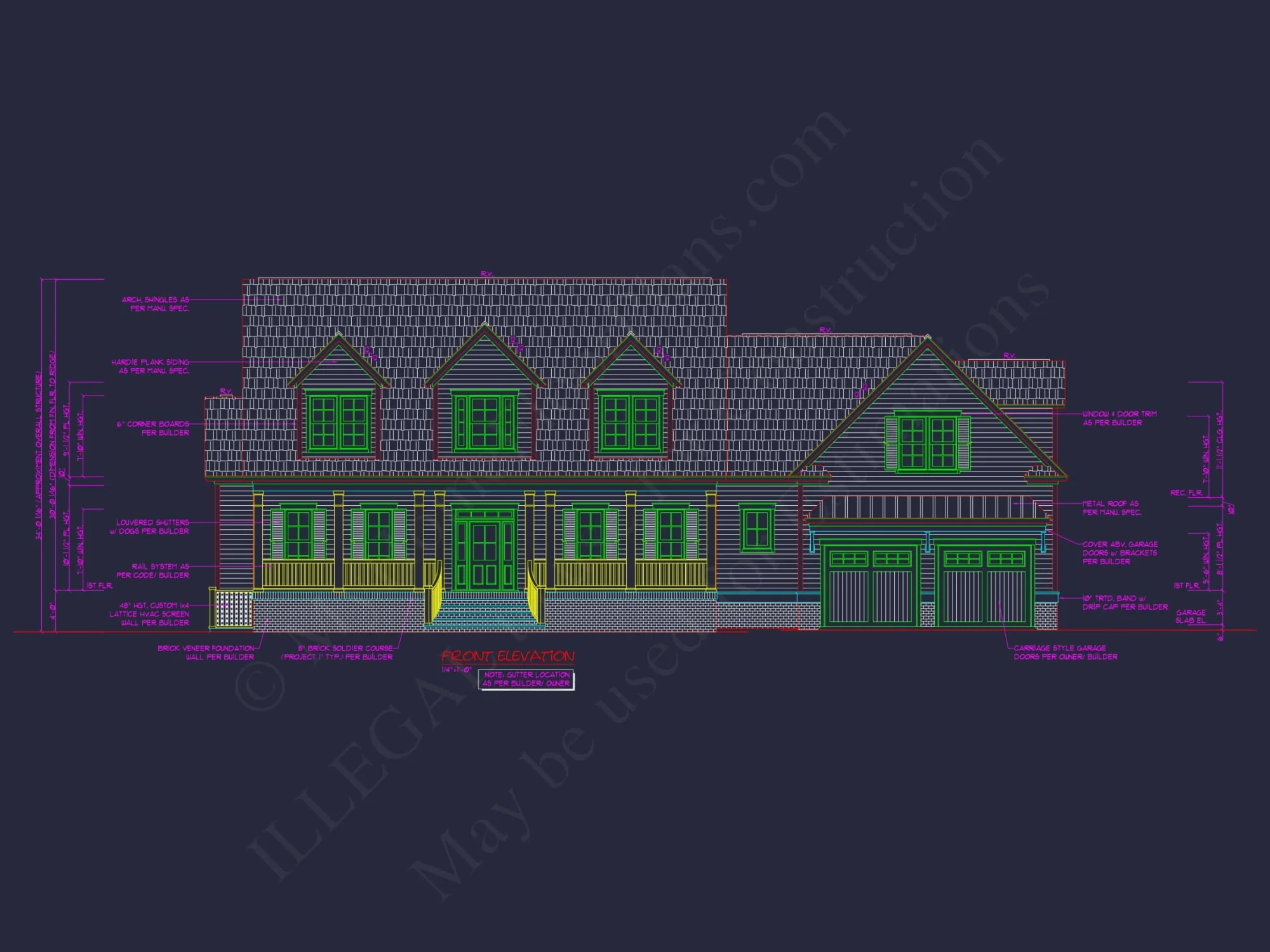 Elegant house Floor Plan featuring Southern Architecture and CAD Designs