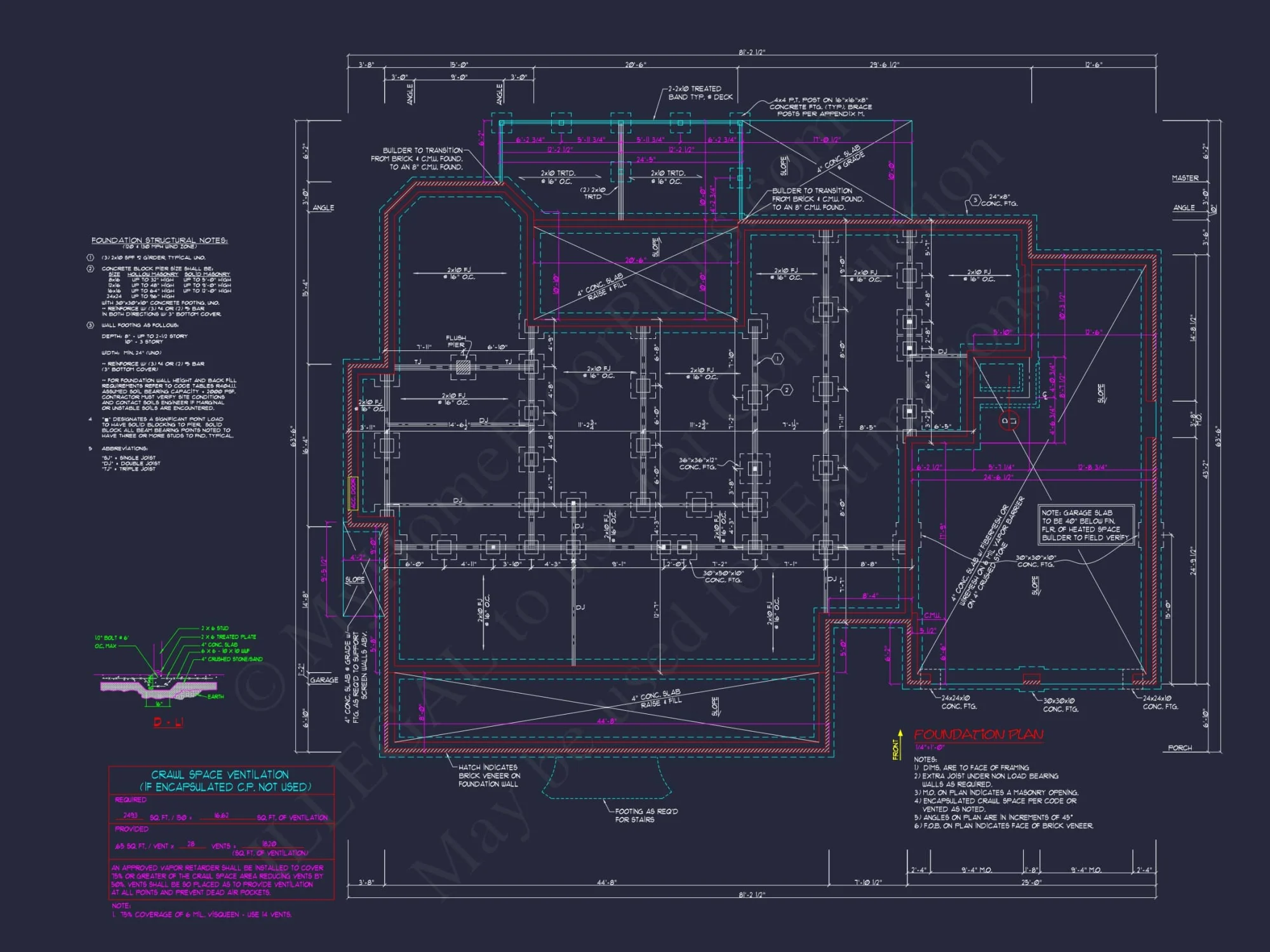 Elegant house Floor Plan featuring Southern Architecture and CAD Designs