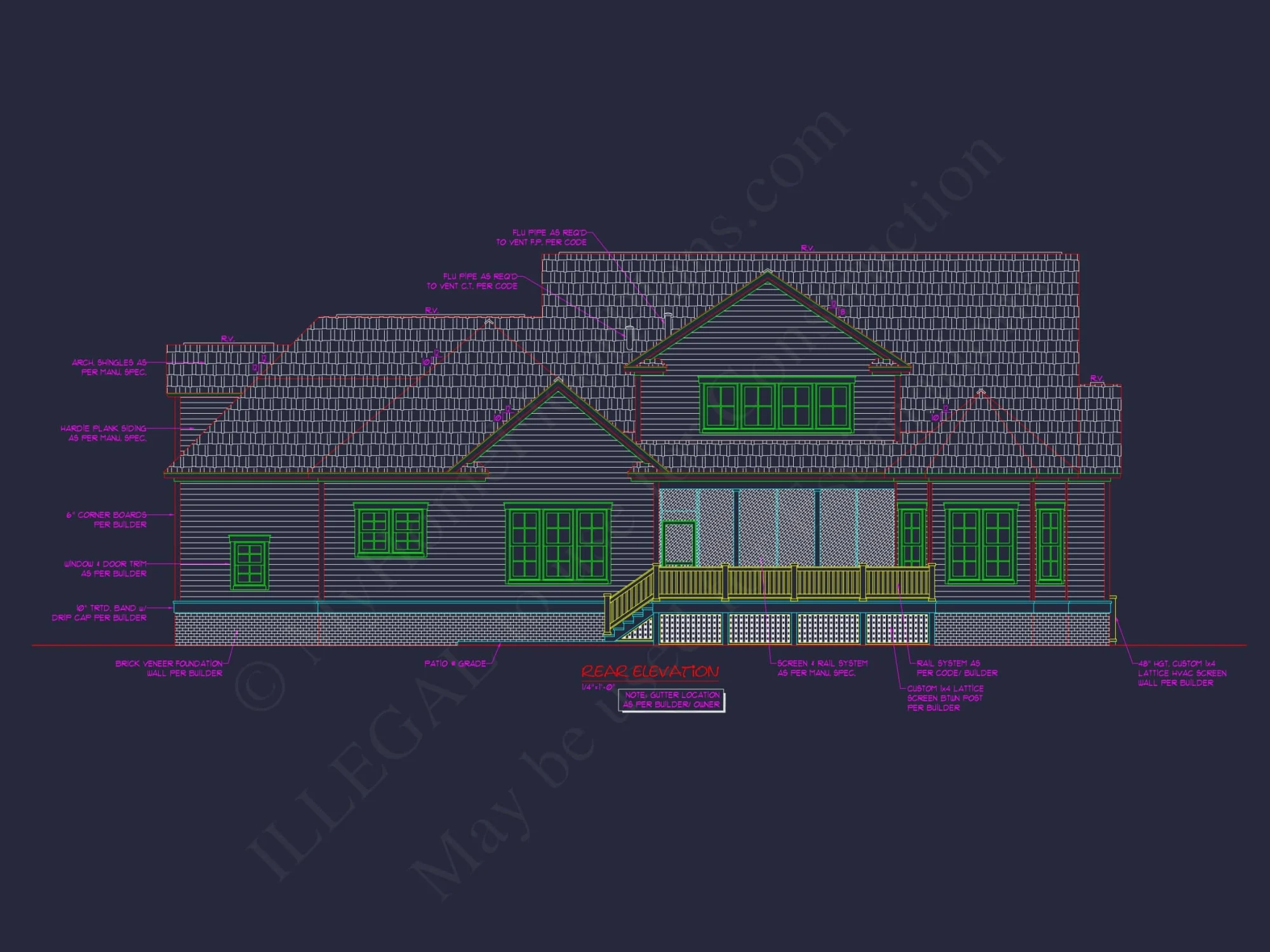 Elegant house Floor Plan featuring Southern Architecture and CAD Designs