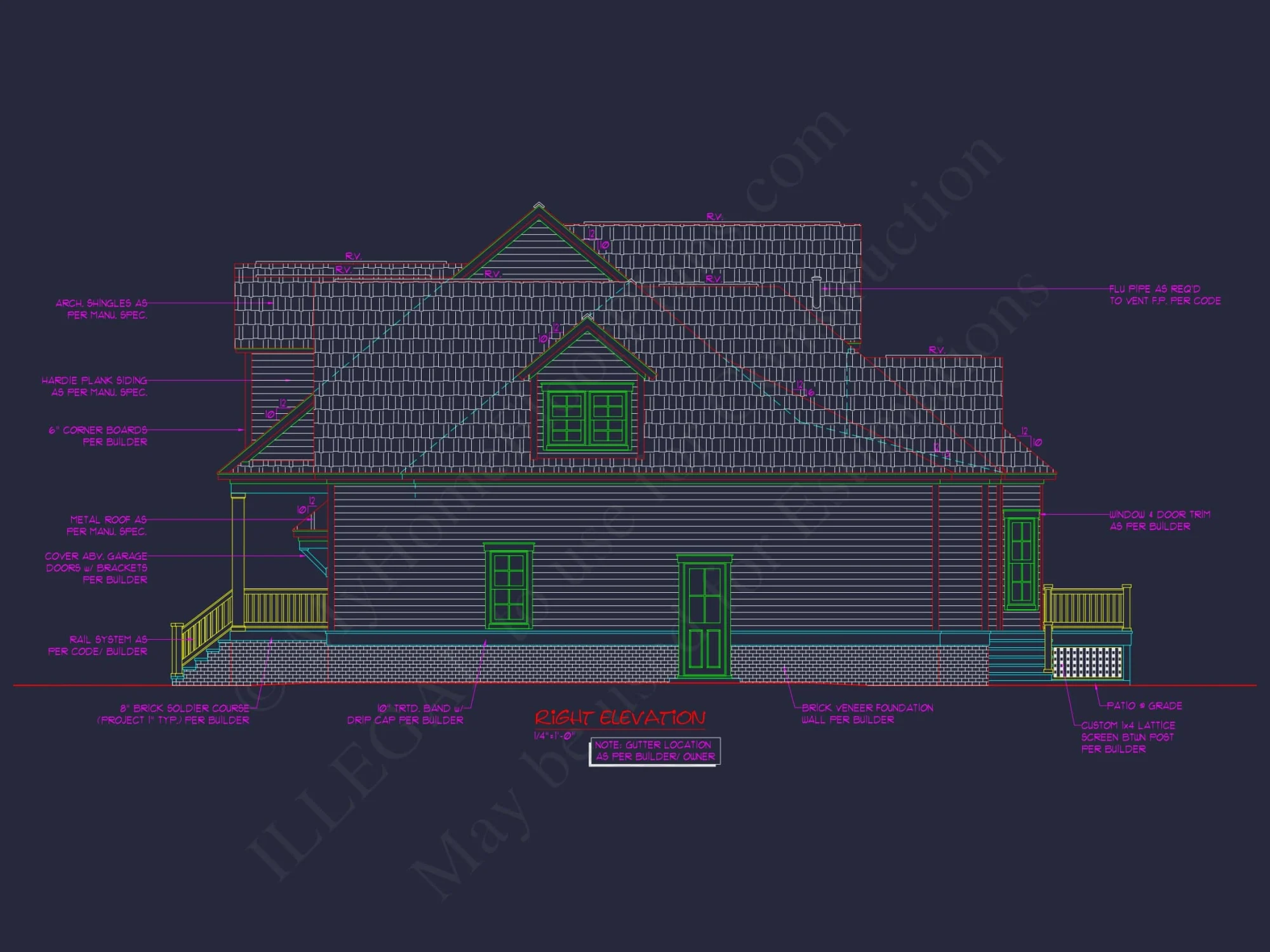 Elegant house Floor Plan featuring Southern Architecture and CAD Designs