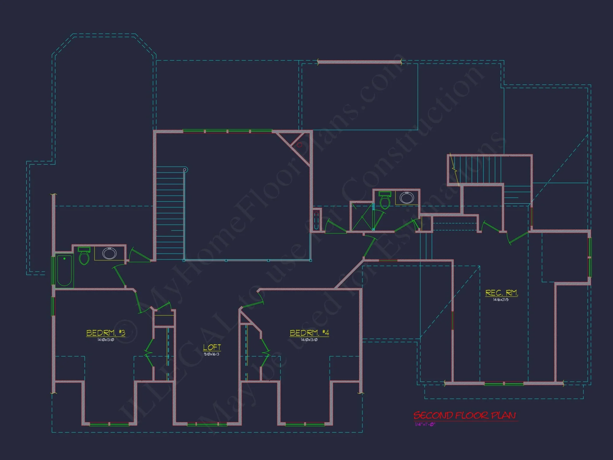 Elegant house Floor Plan featuring Southern Architecture and CAD Designs