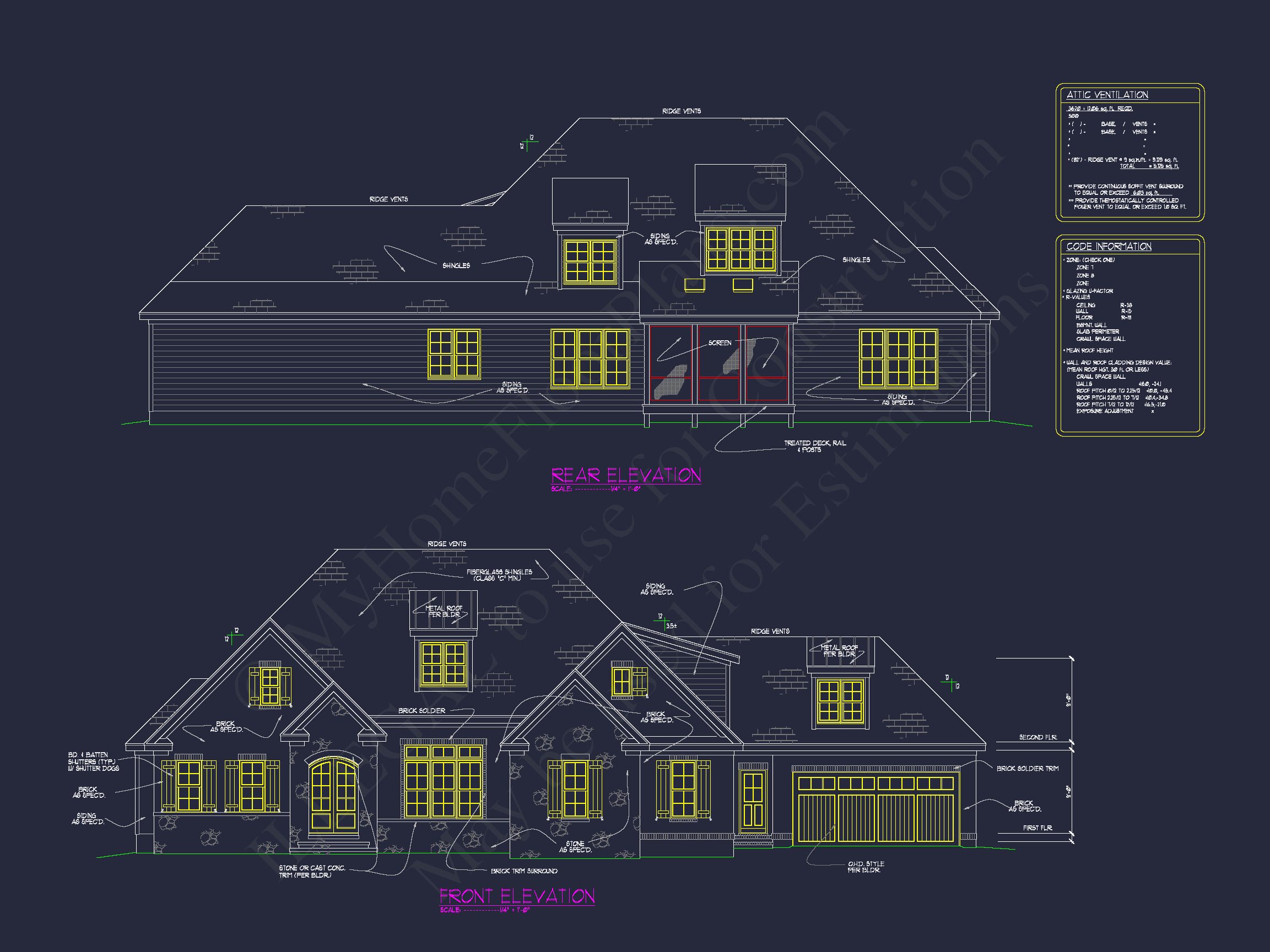 Elegant house Floor Plan for Architecture with CAD Designs