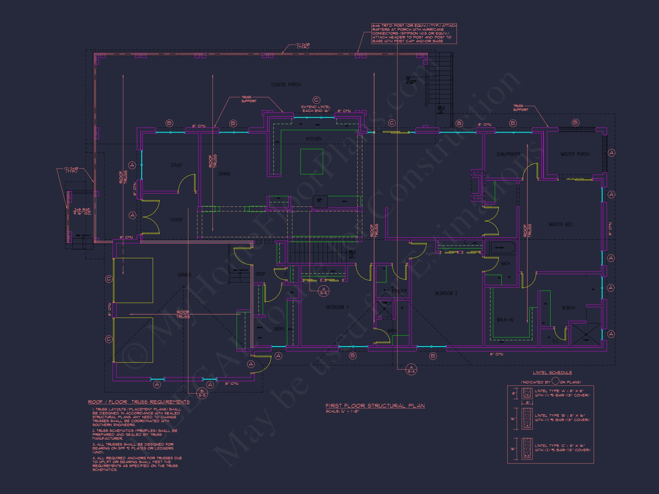 Elegant Home Floor Plan in CAD with Blueprint Designs