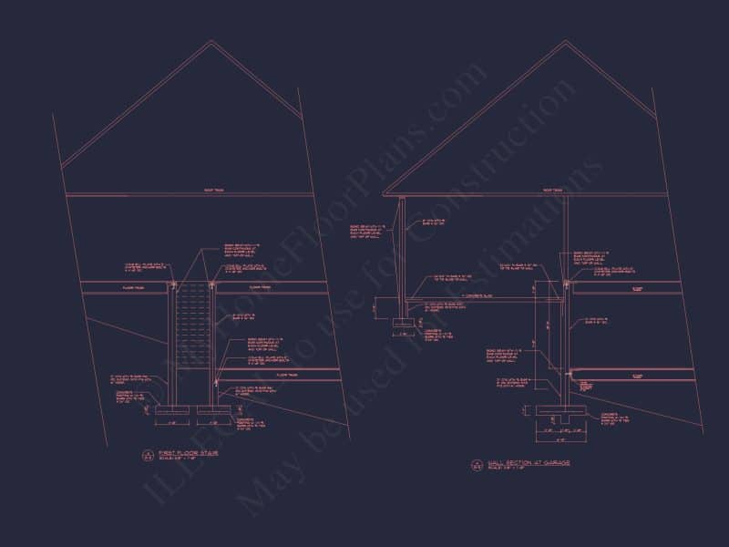 Elegant house Floor Plan in CAD with Blueprint Designs