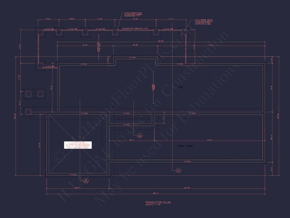 Elegant house Floor Plan in CAD with Blueprint Designs