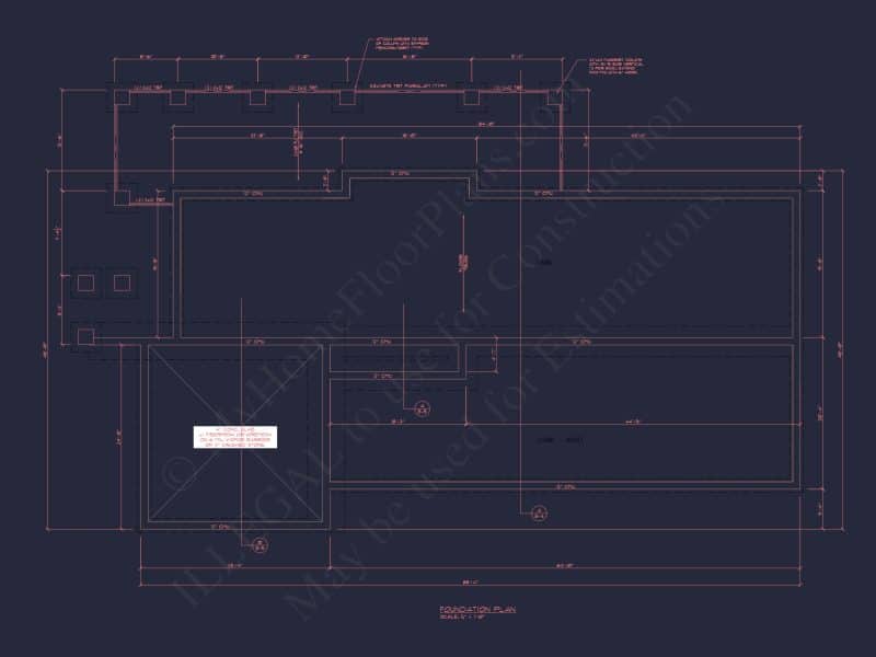 Elegant house Floor Plan in CAD with Blueprint Designs