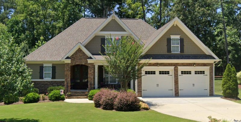 Elegant house Floor Plan with 2-Story Design & CAD Blueprint