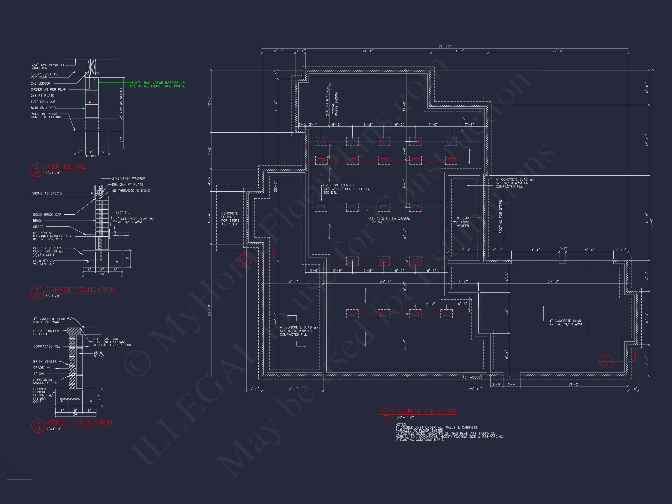 Elegant house Floor Plan with Blueprint & CAD Designs