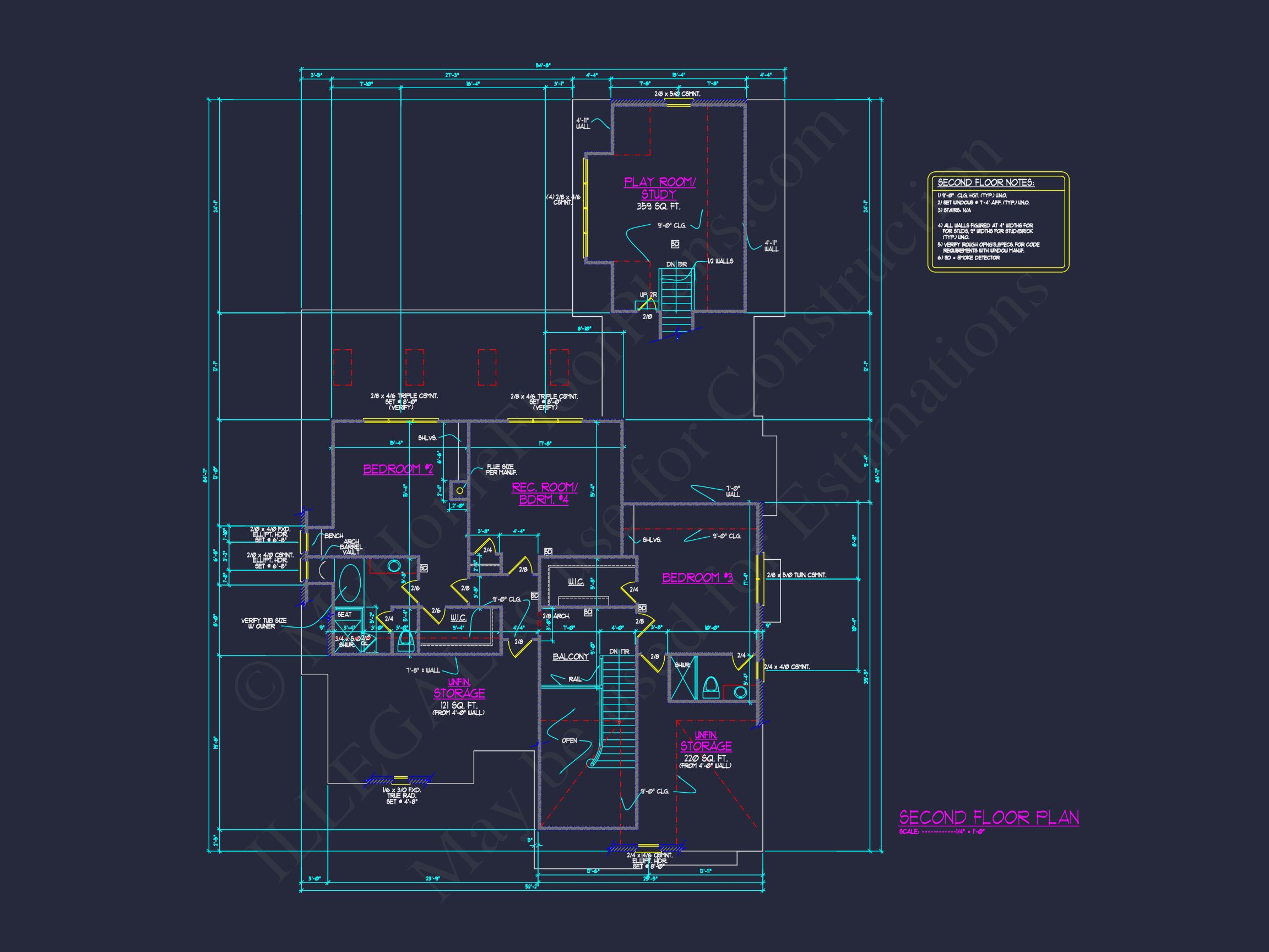 Elegant house Floor Plan with Blueprint Designs in CAD