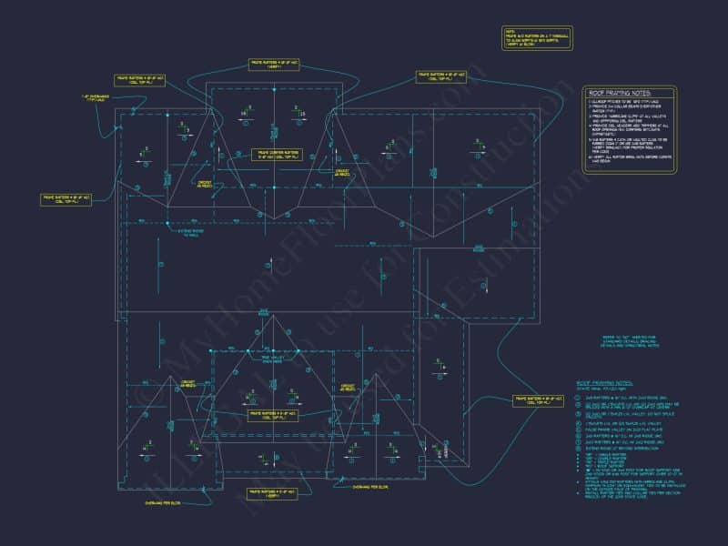 Elegant house Floor Plan with Blueprint and Modern Designs