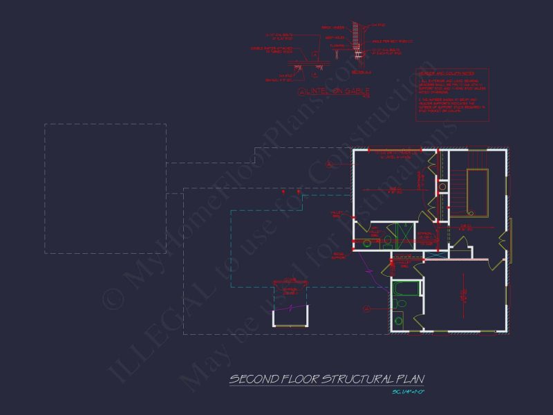 Elegant house Floor Plan with CAD Architecture Designs