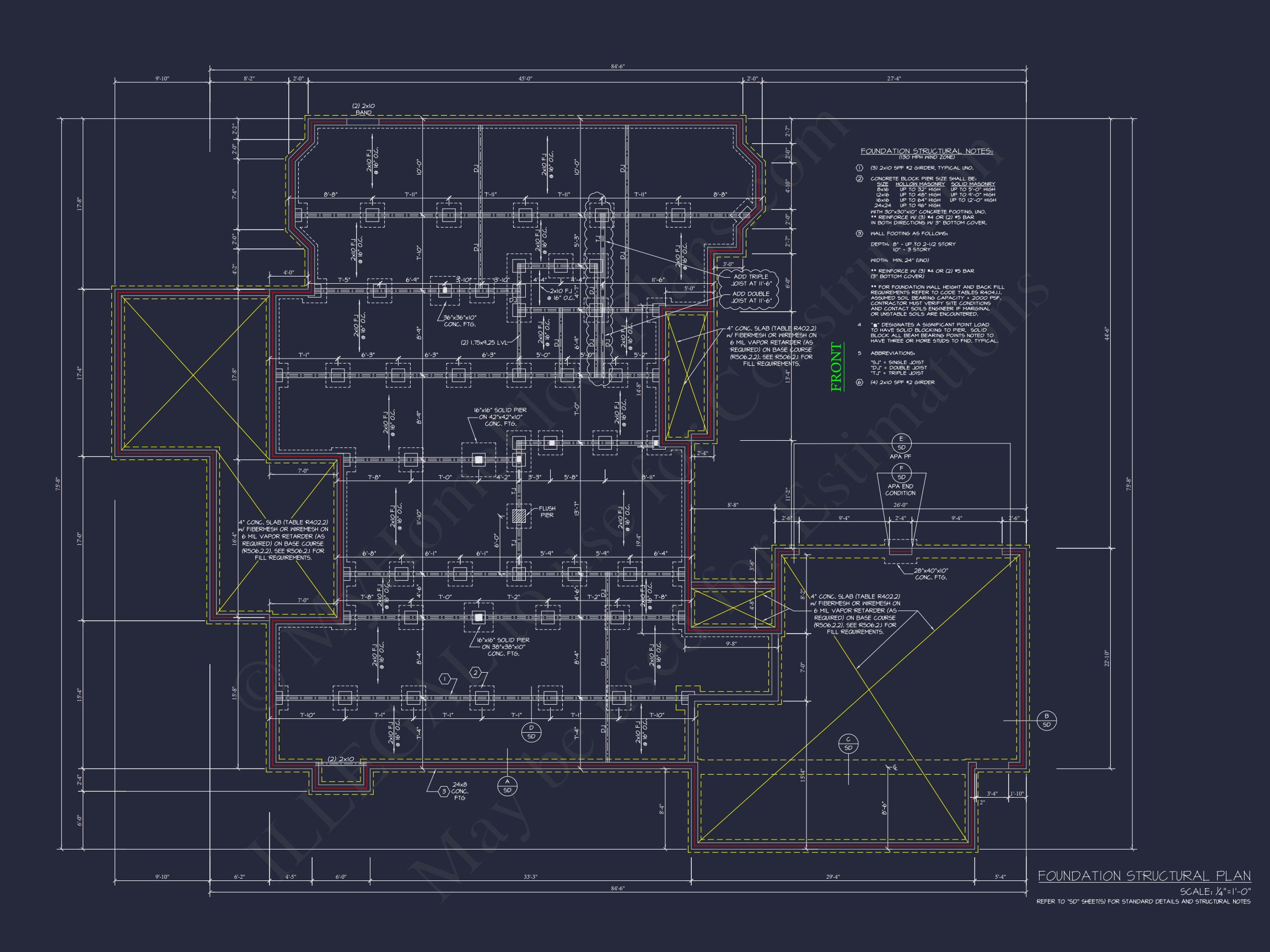 Elegant house Floor Plan with CAD Architecture Designs
