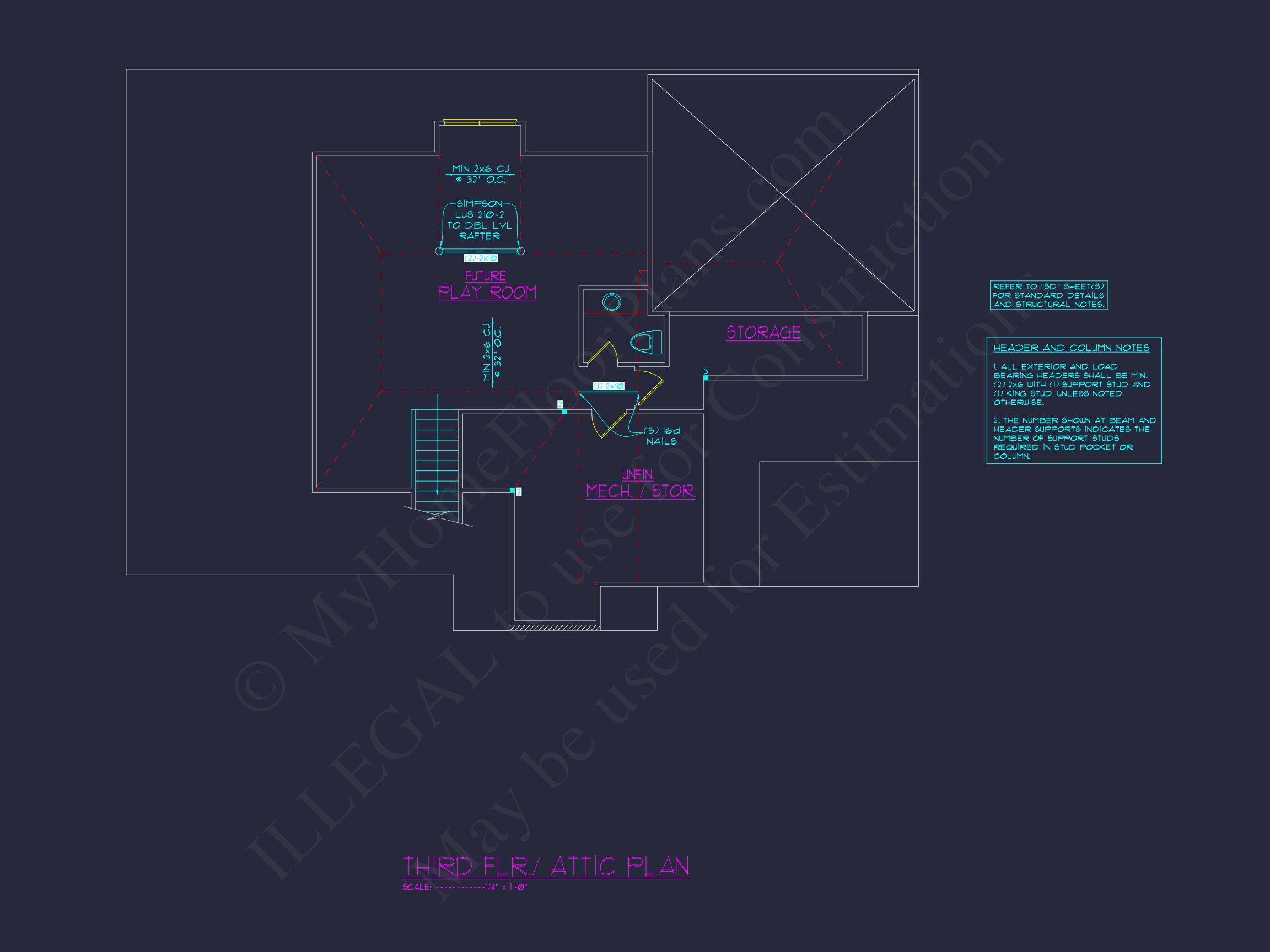 Elegant house Floor Plan with CAD Architecture and Designs