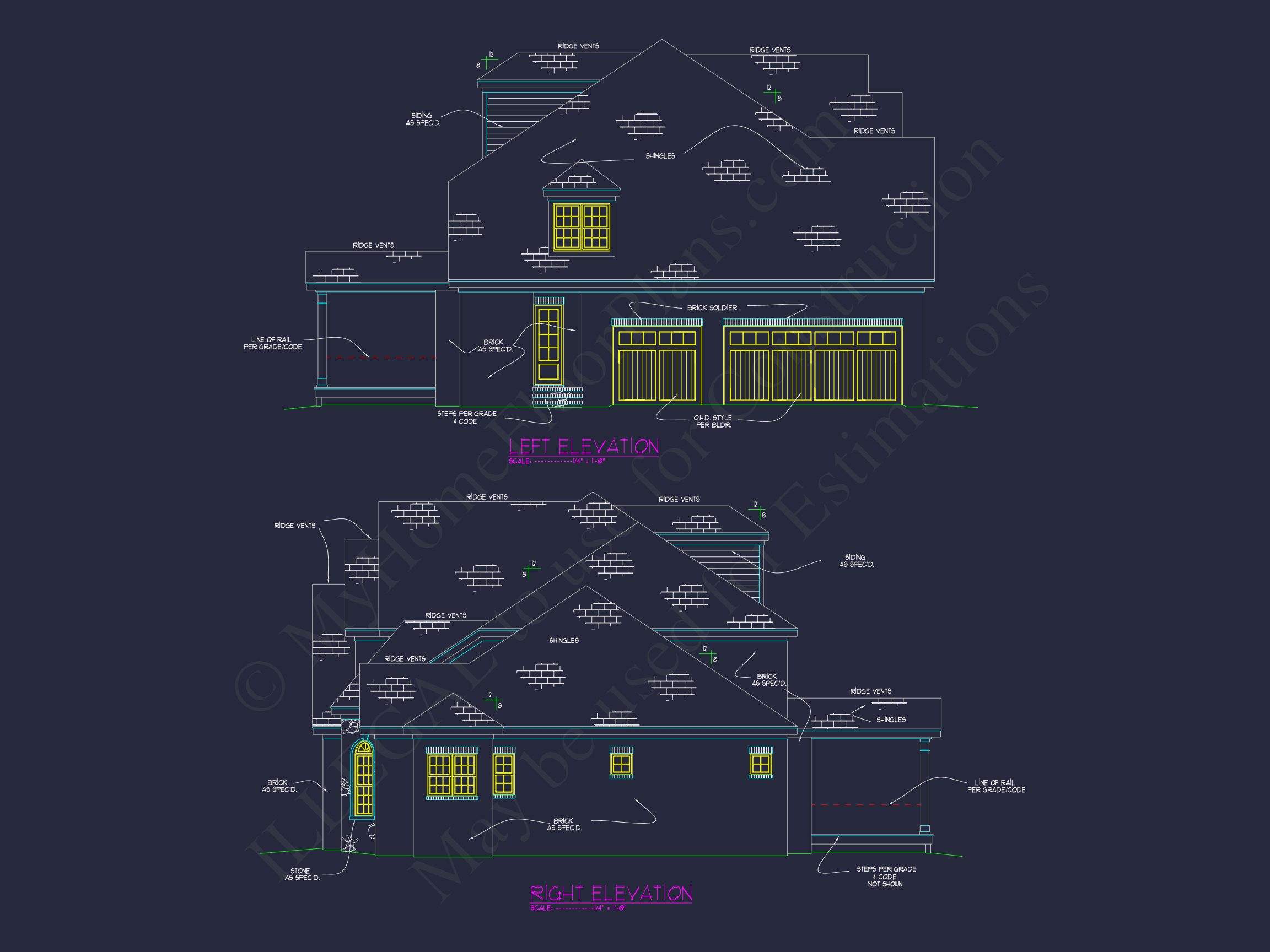 Elegant house Floor Plan with CAD Architecture and Designs