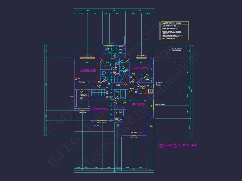 Elegant house Floor Plan with CAD Blueprint Designs