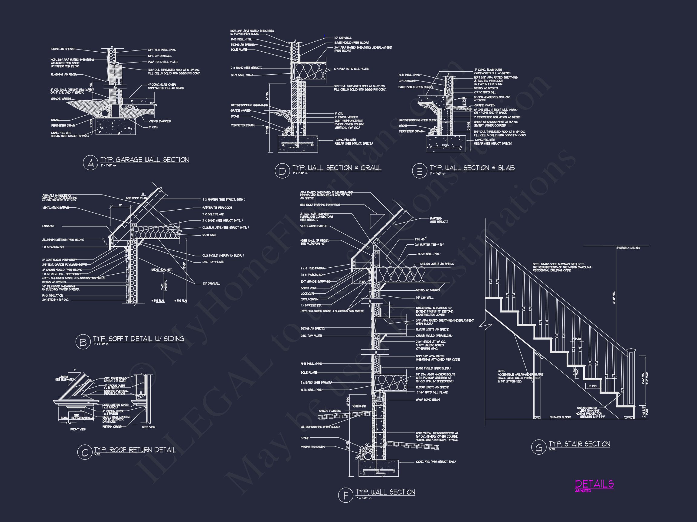 Elegant house Floor Plan with CAD Blueprint Designs