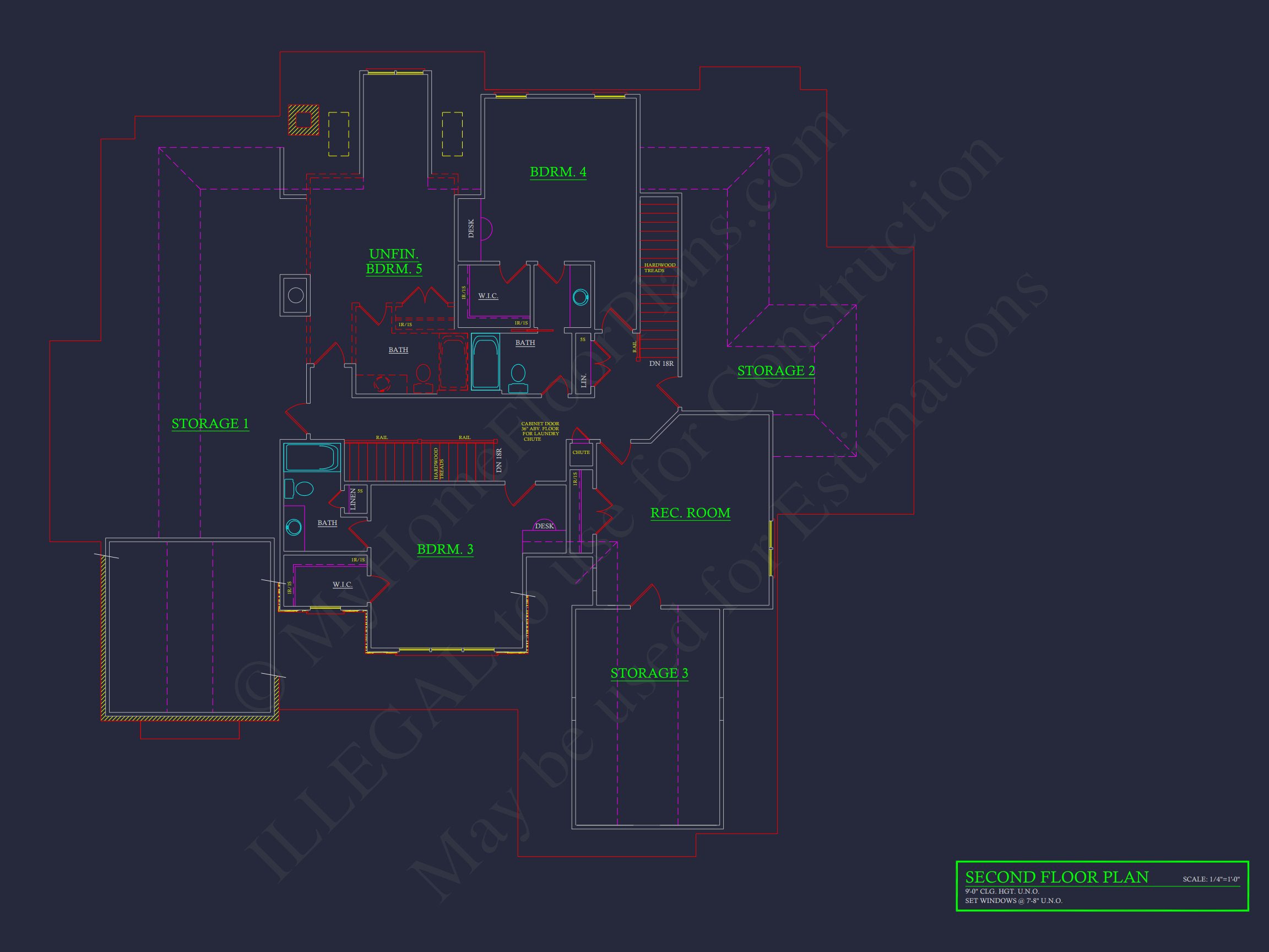 Elegant house Floor Plan with CAD Blueprints and Modern Designs