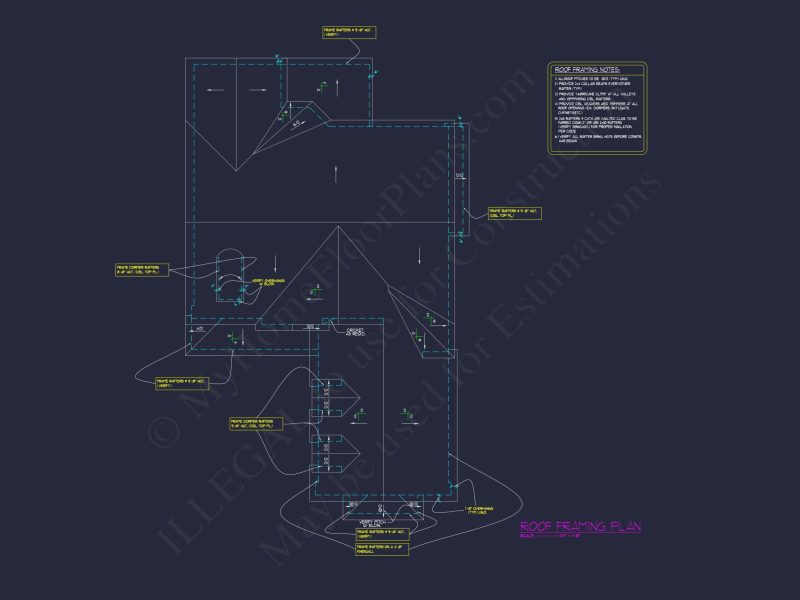 Elegant house Floor Plan with CAD Blueprints for Designers