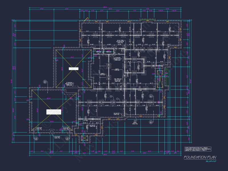 Elegant house Floor Plan with CAD Designs & Blueprint