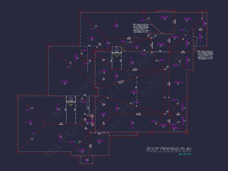 Elegant house Floor Plan with CAD Designs & Blueprint