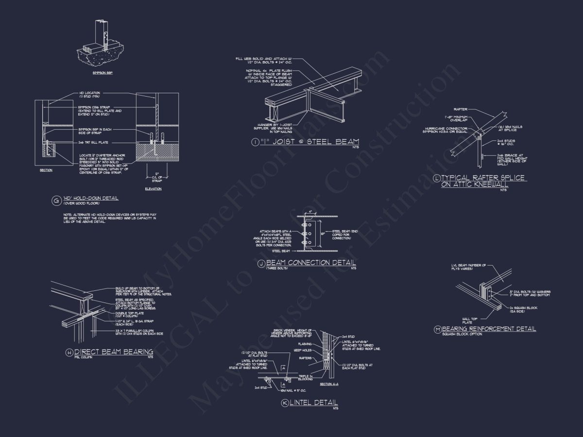 Elegant house Floor Plan with CAD Designs & Blueprint