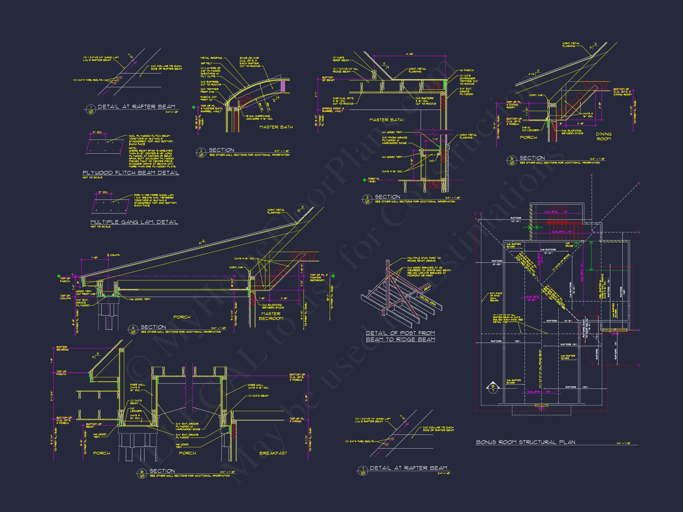 Elegant Home Floor Plan with CAD Designs & Blueprint Features