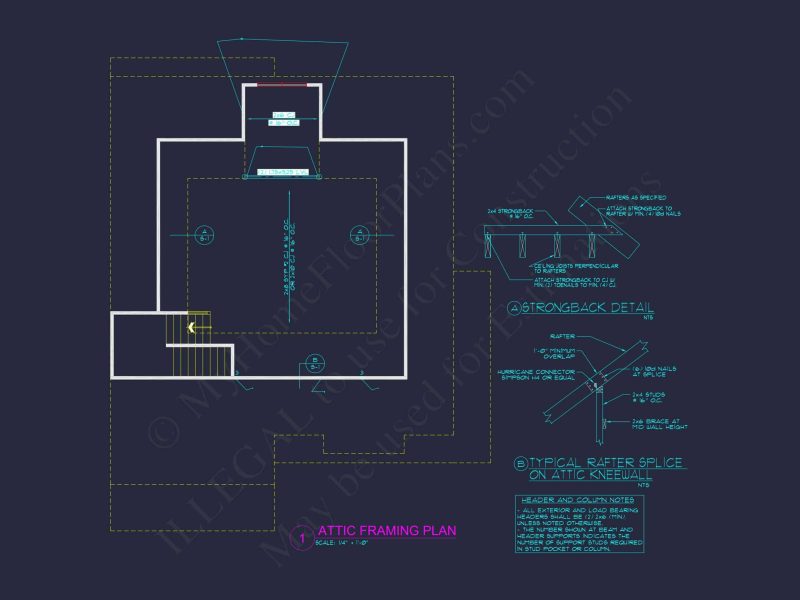 Elegant house Floor Plan with CAD Designs & Blueprints