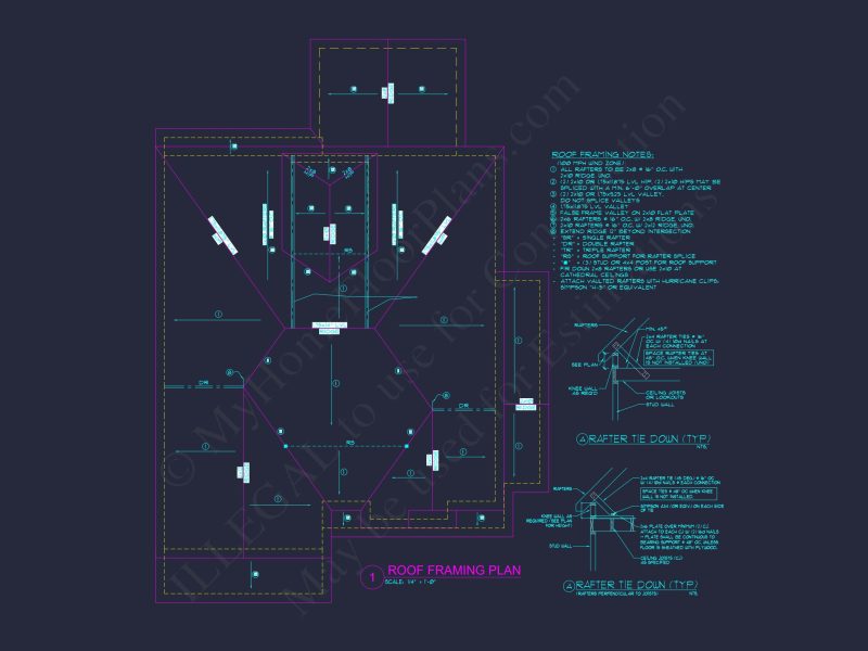 Elegant house Floor Plan with CAD Designs & Blueprints