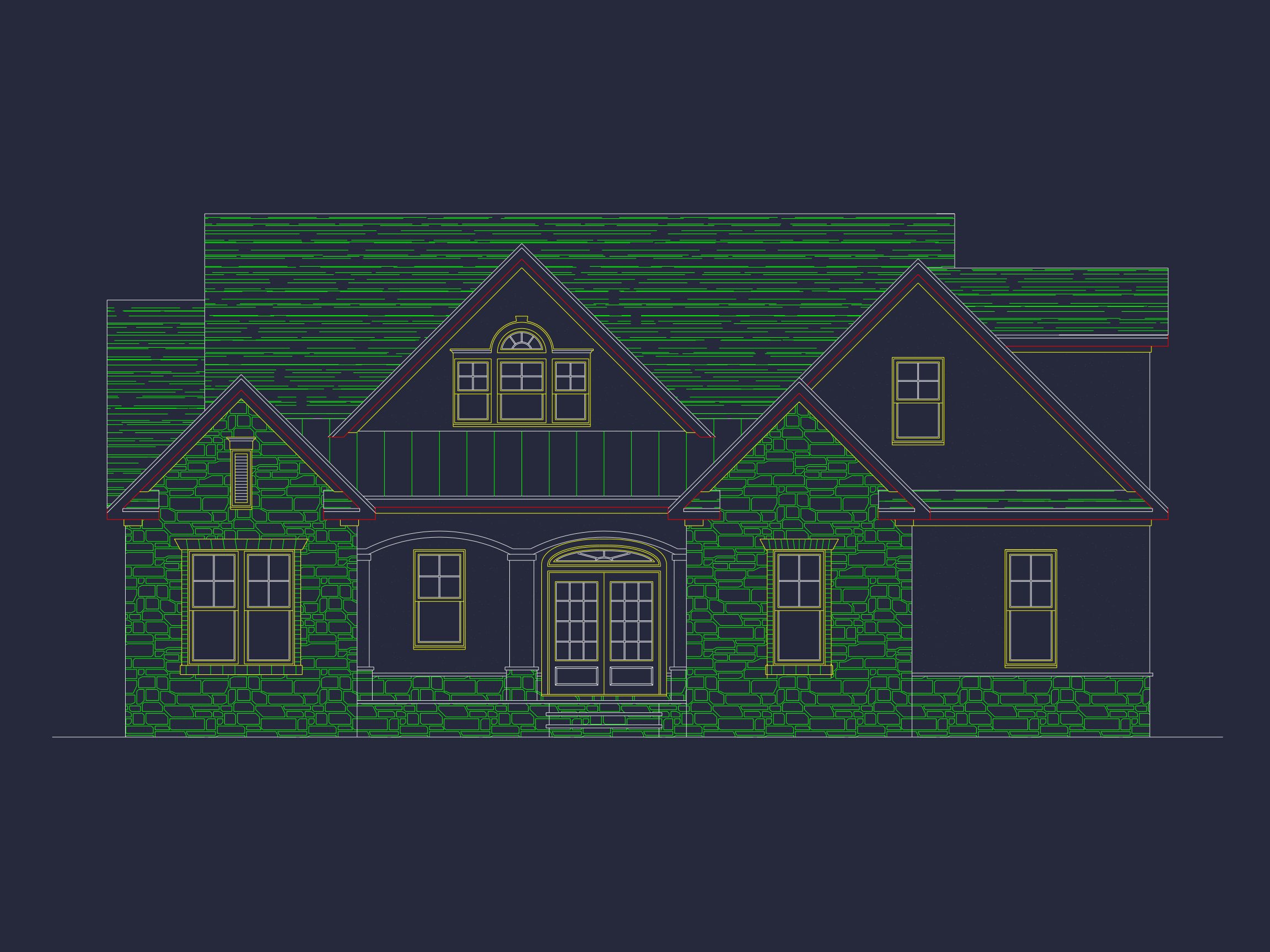 Elegant house Floor Plan with CAD Designs and Architecture