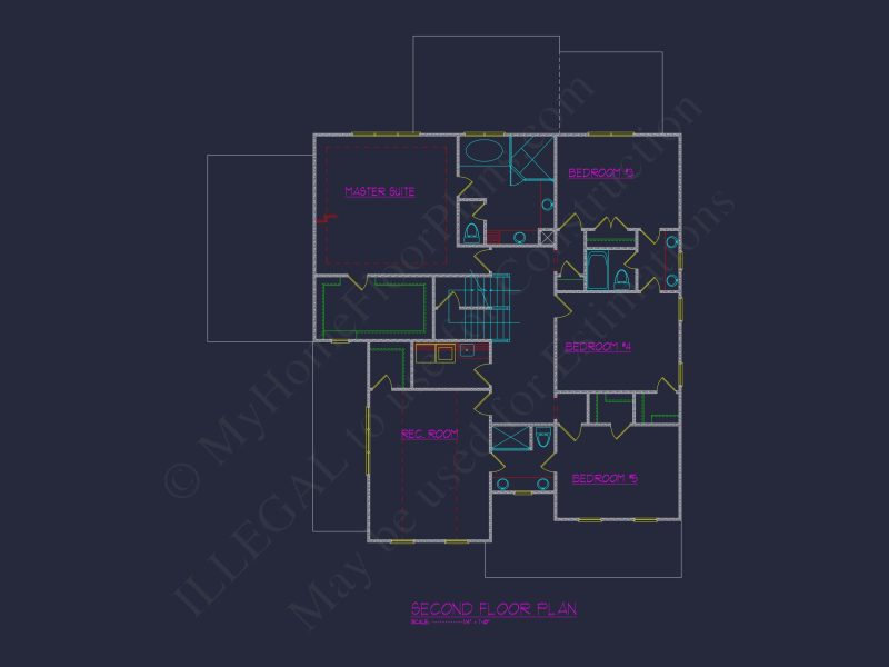 Elegant house Floor Plan with CAD Designs and Architecture