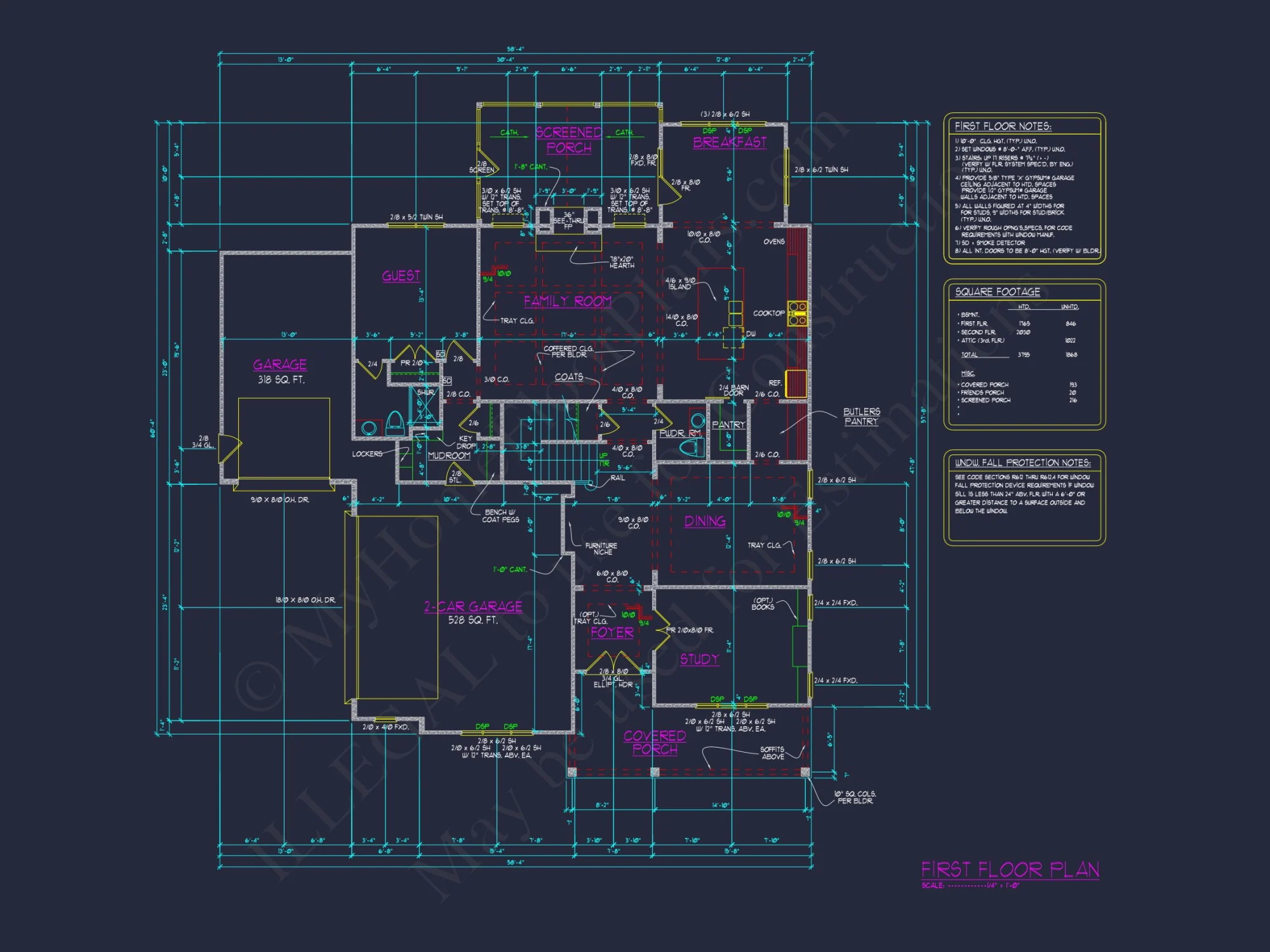 Elegant house Floor Plan with CAD Designs and Architecture