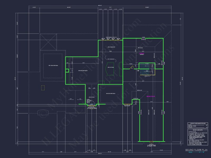 Elegant house Floor Plan with CAD Designs and Blueprint