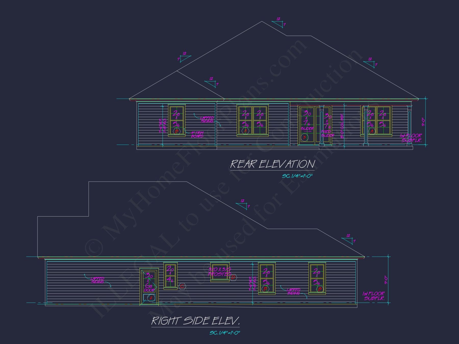 Elegant house Floor Plan with CAD Designs and Blueprint Details