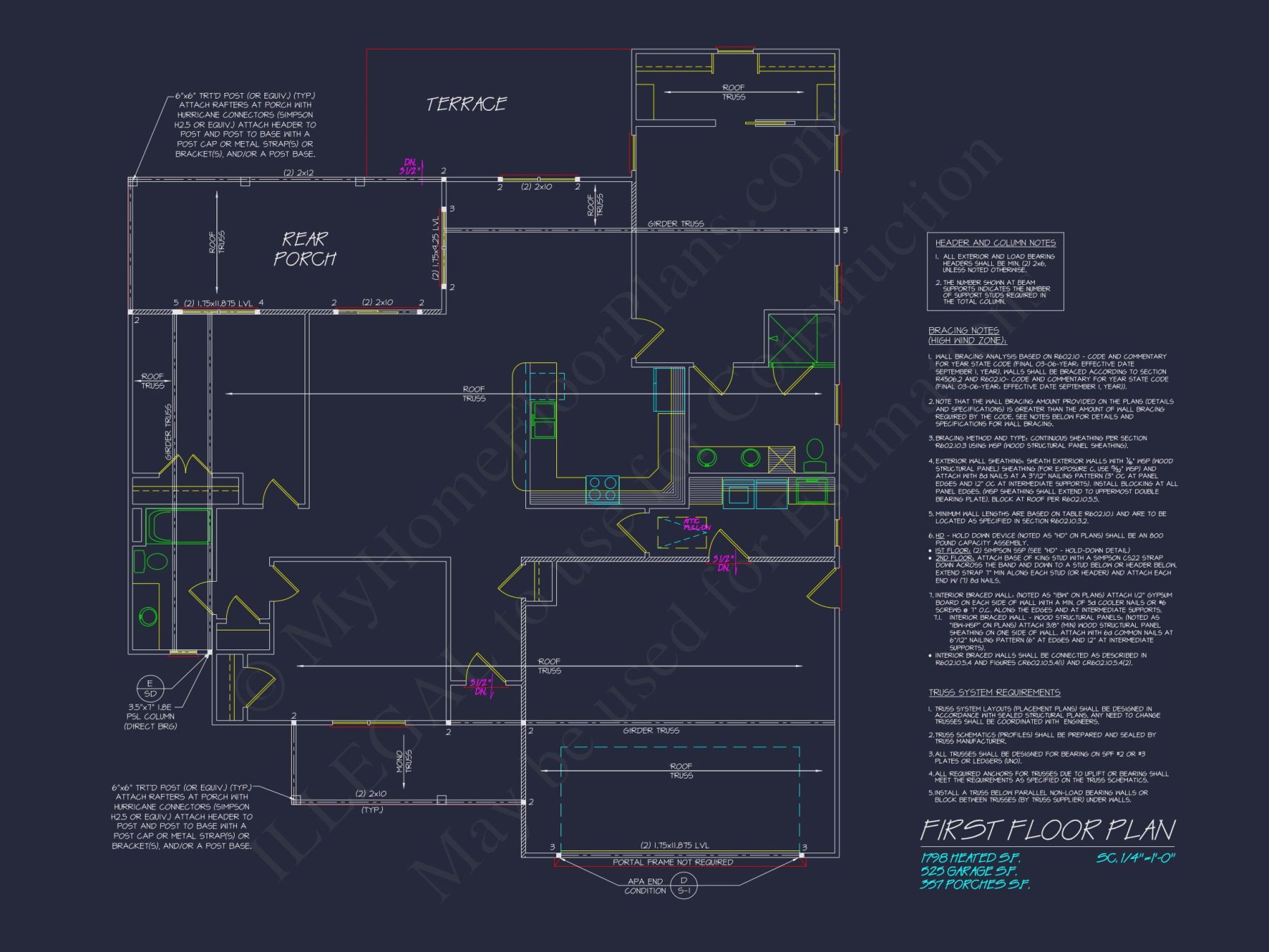 Elegant house Floor Plan with CAD Designs and Blueprint Details