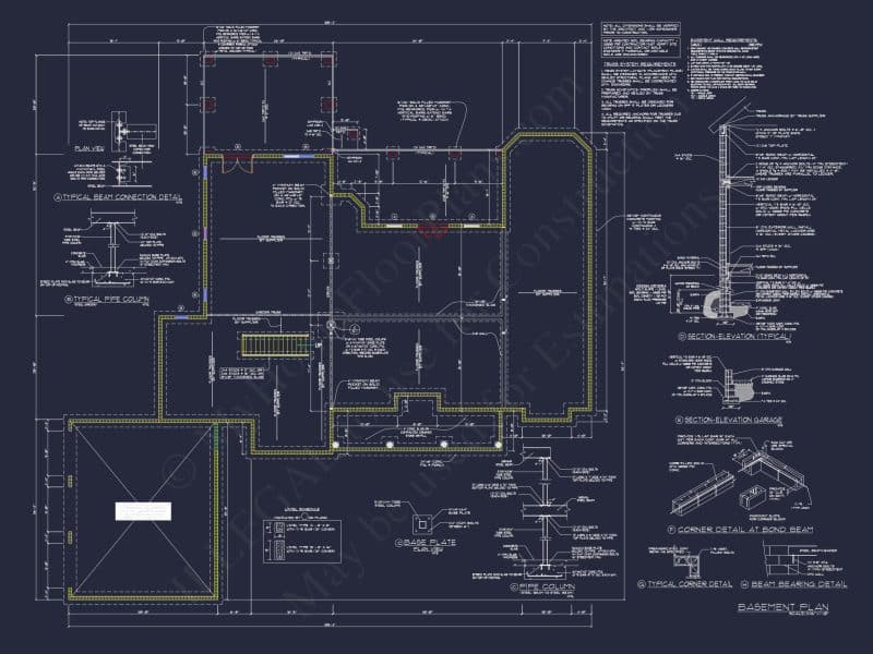 Elegant house Floor Plan with CAD Designs and Blueprints