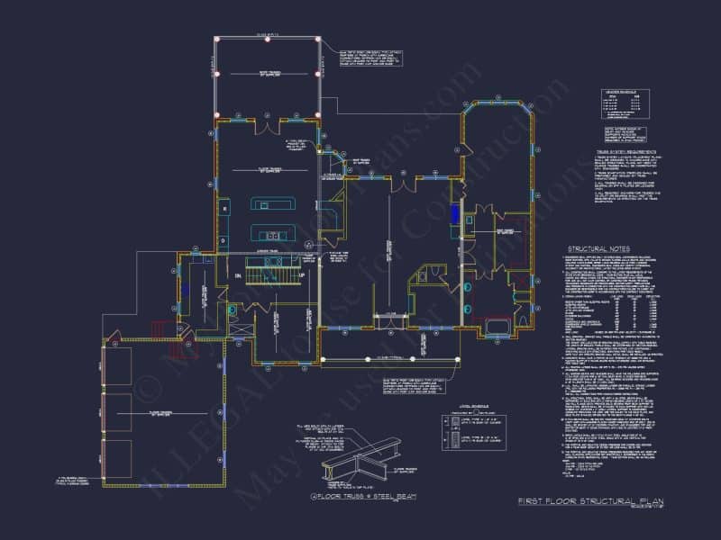 Elegant house Floor Plan with CAD Designs and Blueprints
