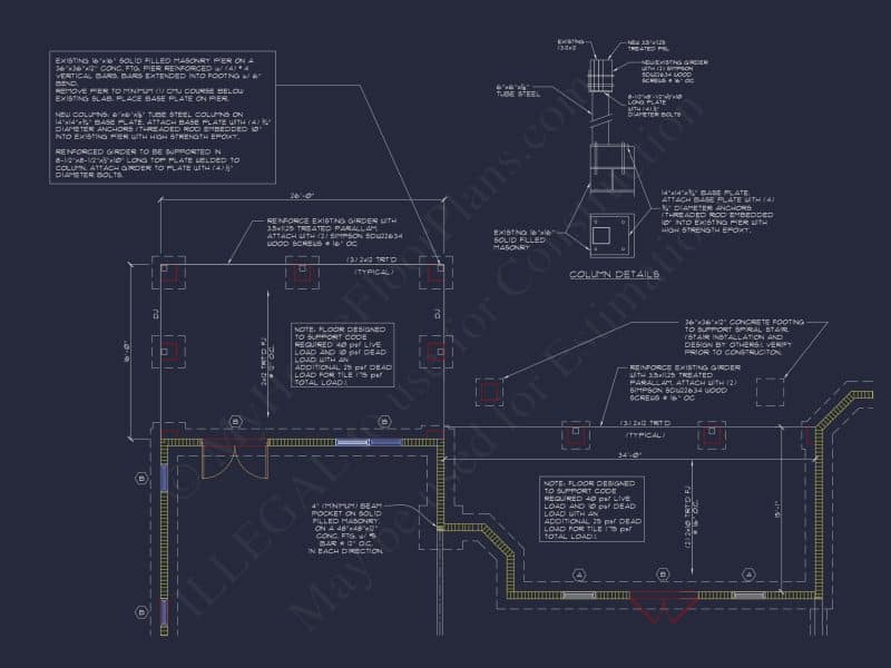 Elegant house Floor Plan with CAD Designs and Blueprints