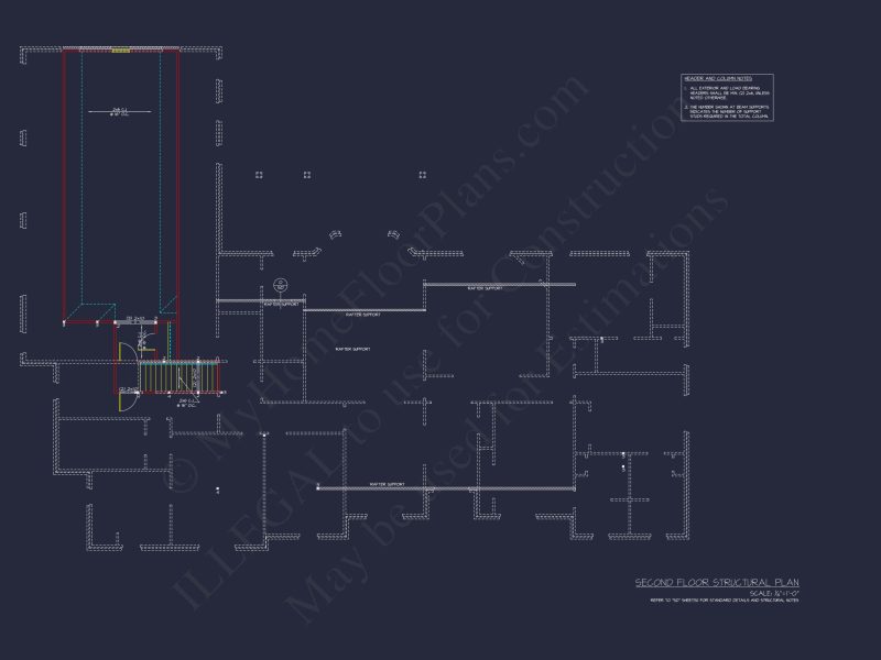 Elegant house Floor Plan with Detailed Blueprint and CAD Designs