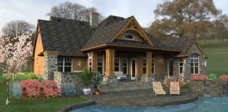 Elegant house Floor Plan with Detailed CAD Architecture Designs